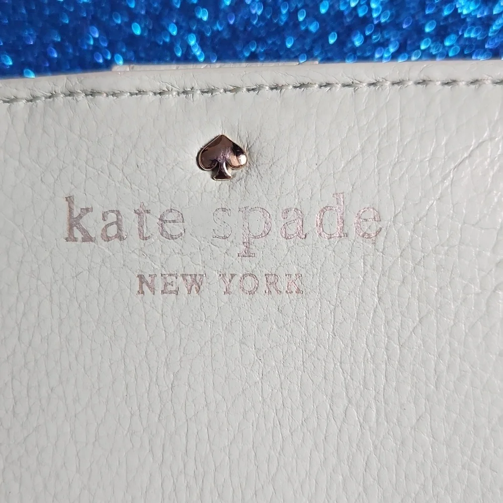 Kate Spade Mint Wallet Leather
